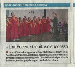 GRANDE SUCCESSO A VEDANO AL LAMBRO